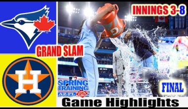 Toronto Blue Jays Vs Houston Astros [TODAY] FULL GAME  Highlights | MLB Training Spring 2025