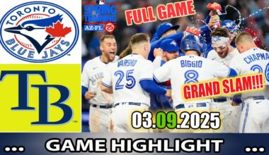 Tampa Bay Rays vs Toronto Blue Jays  Full Game Highlights  | MLB Training Spring 2025