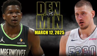 Minnesota Timberwolves vs Denver Nuggets Full Game Highlights - March 12, 2025 | NBA Regular Season