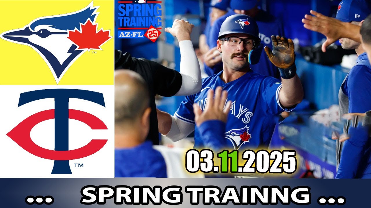 Toronto Blue Jays vs Twins  Game Highlights  | MLB Training Spring 2025