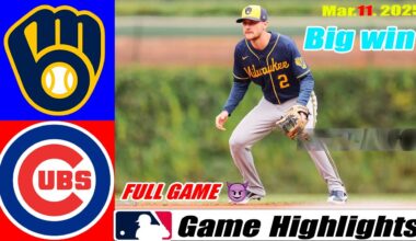 Chicago Cubs Vs. Milwaukee Brewers FULL Game Highlights | MLB Training Spring 2025