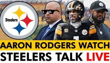 Steelers Talk LIVE: Aaron Rodgers Watch + Mason Rudolph is BACK | NFL Free Agency Tracker - Day 4
