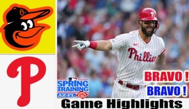 Philadelphia Phillies Vs Baltimore Orioles  [TODAY] GAME Highlights | MLB Training Spring 2025