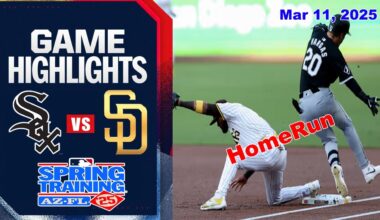 Chicago White Sox vs San Diego Padres FULL GAME Highlights 03/11/25 | MLB Spring Training  2025