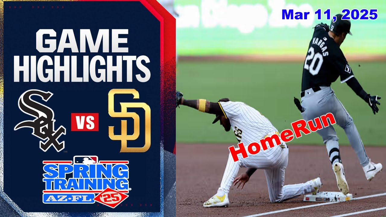 Chicago White Sox vs San Diego Padres FULL GAME Highlights 03/11/25 | MLB Spring Training  2025