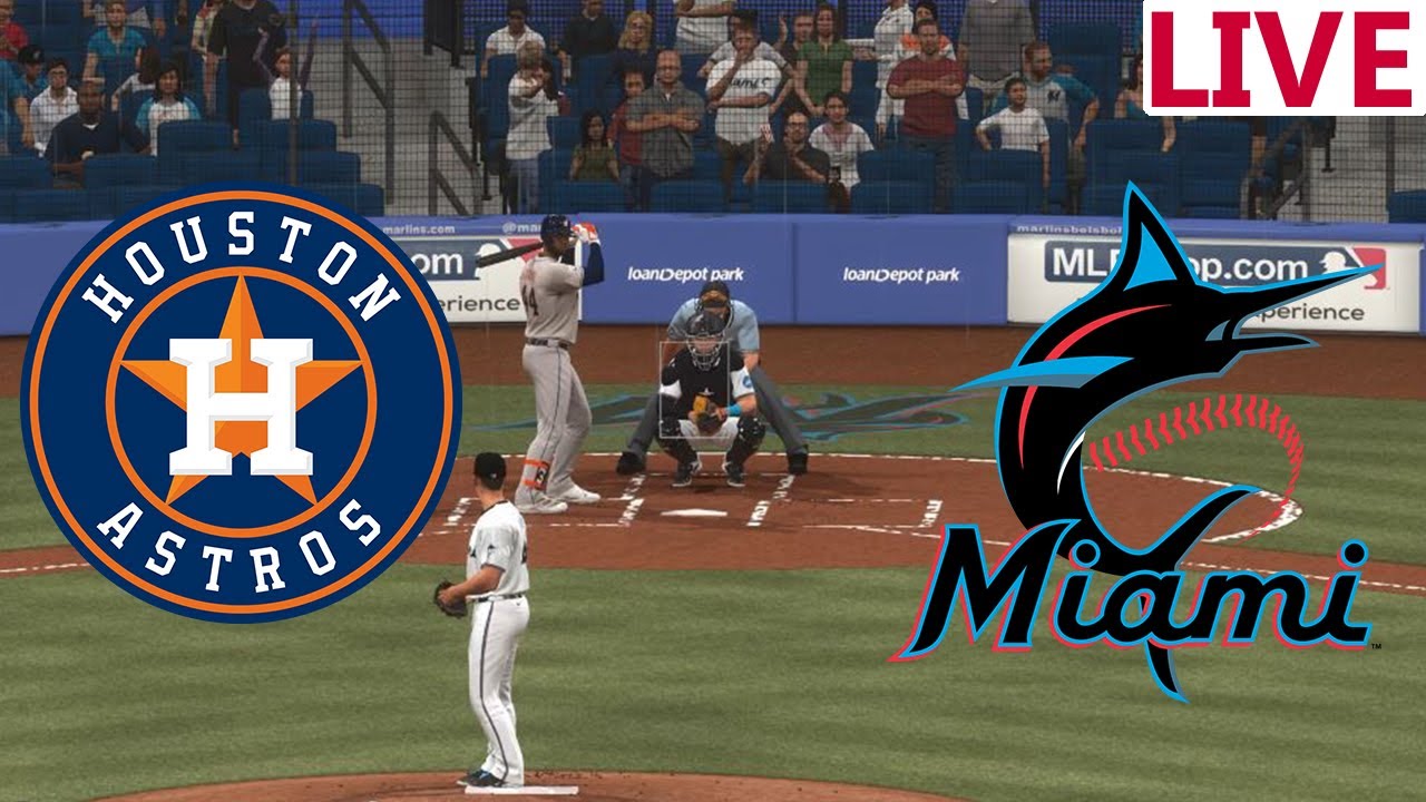 🔴LIVE 🔴Houston Astros VS Miami Marlins / Spring Training 2025/ Mlb the show