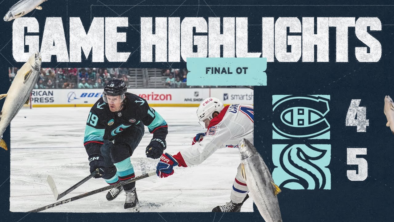 Seattle Kraken vs Montréal Canadiens | 03/12 Game Highlights