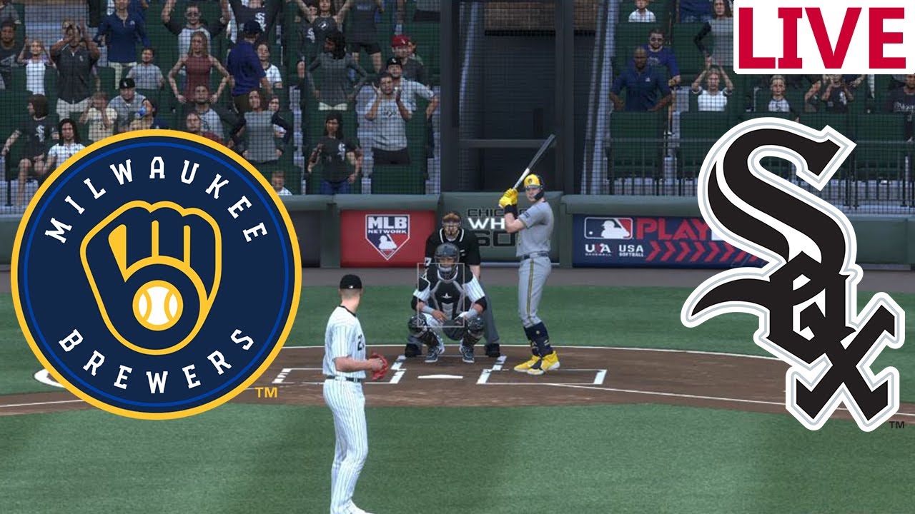 🔴LIVE MLB🔴Milwaukee Brewers VS Chicago White Sox  /MLB Spring training / /MLB THE SHOW