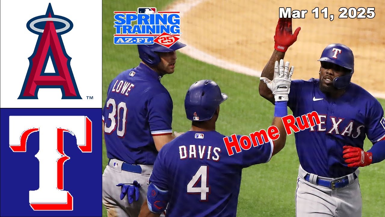 Los Angeles Angels vs Texas Rangers FULL GAME 03/11/25 | MLB Spring Training  2025
