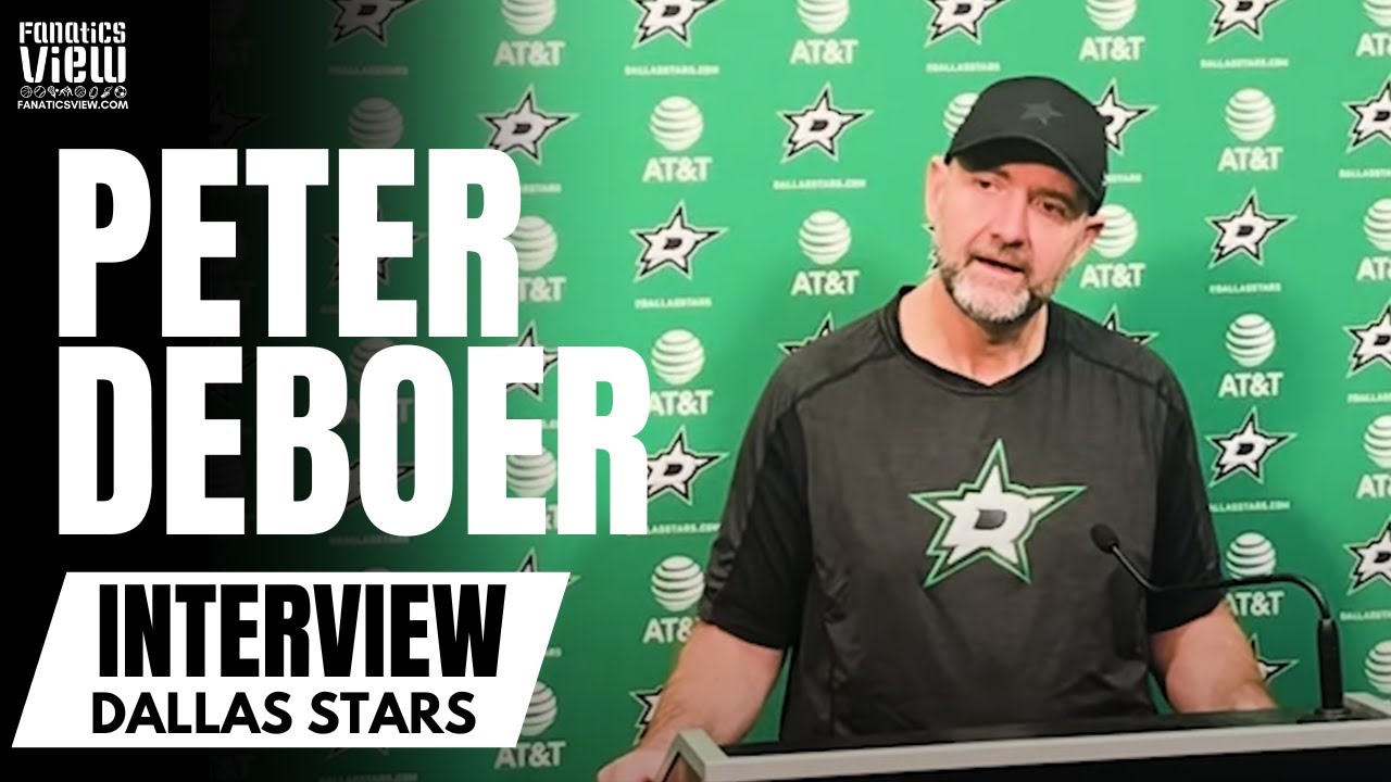 Peter DeBoer Discusses Dallas Stars vs. Winnipeg Jets Matchup, Mikko Rantanen Line Combinations