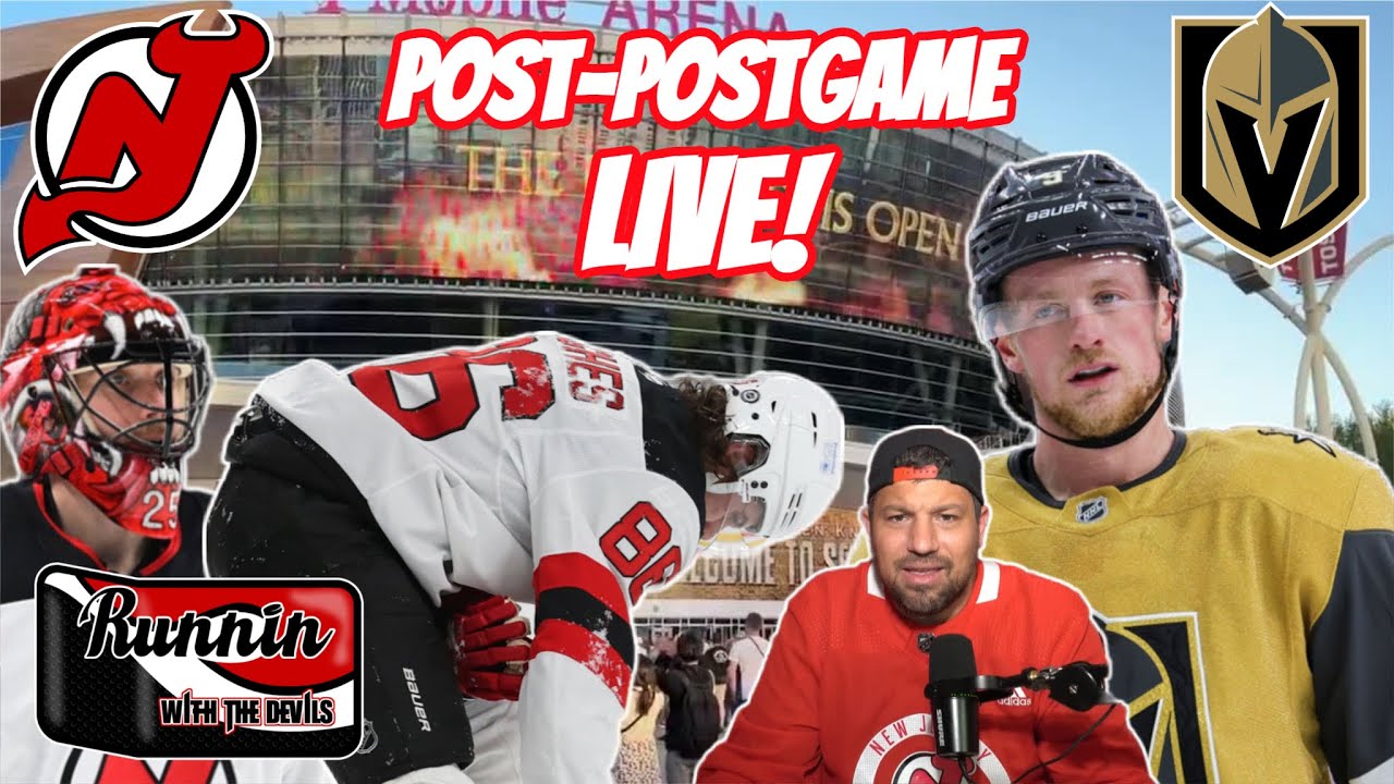 NJ Devils vs. Vegas Golden Knights Post-Postgame LIVE! 3/2/25 JACK HUGHES DONE FOR SEASON?
