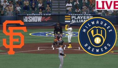 🔴LIVE🔴San Francisco Giants vs Milwaukee Brewers/ Baseball Spring Training/ /MLB THE SHOW 2024