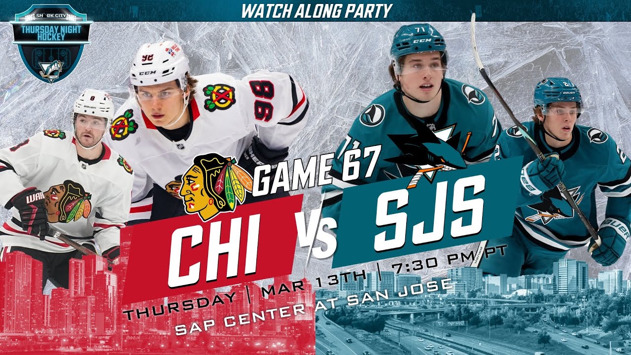 San Jose Sharks vs Chicago Blackhawks | LIVE REACTIONS & WATCH PARTY