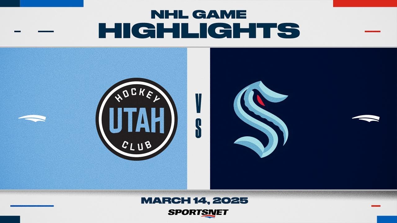 NHL Highlights | Utah HC vs. Kraken - March 14, 2025
