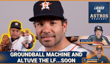 Astros: Altuve to play left on Friday and he gave INF glove away