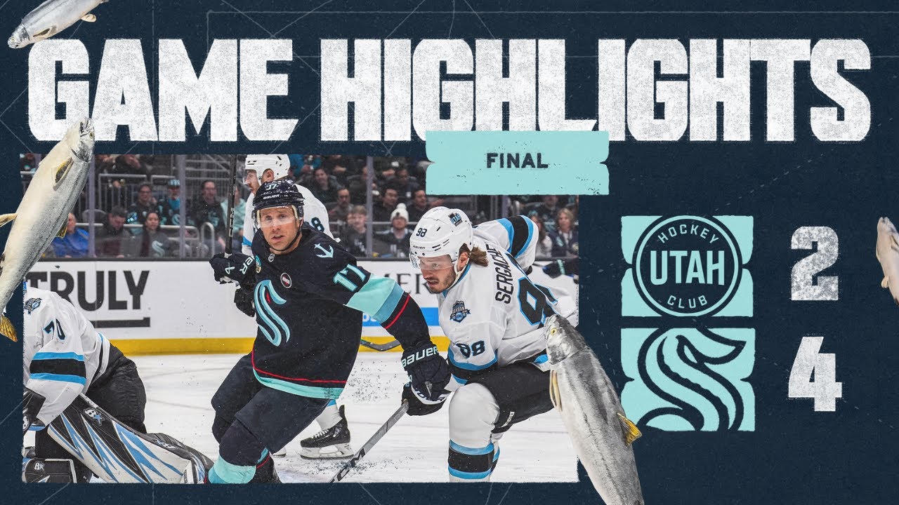 Seattle Kraken vs Utah Hockey Club | 3/14 Game Highlights