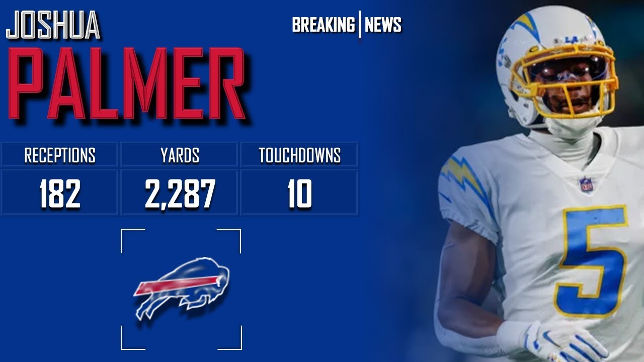 𝐁𝐑𝐄𝐀𝐊𝐈𝐍𝐆 𝐍𝐄𝐖𝐒: Buffalo Bills Sign Wide Receiver Joshua Palmer To Deal | 2025 NFL Offseason