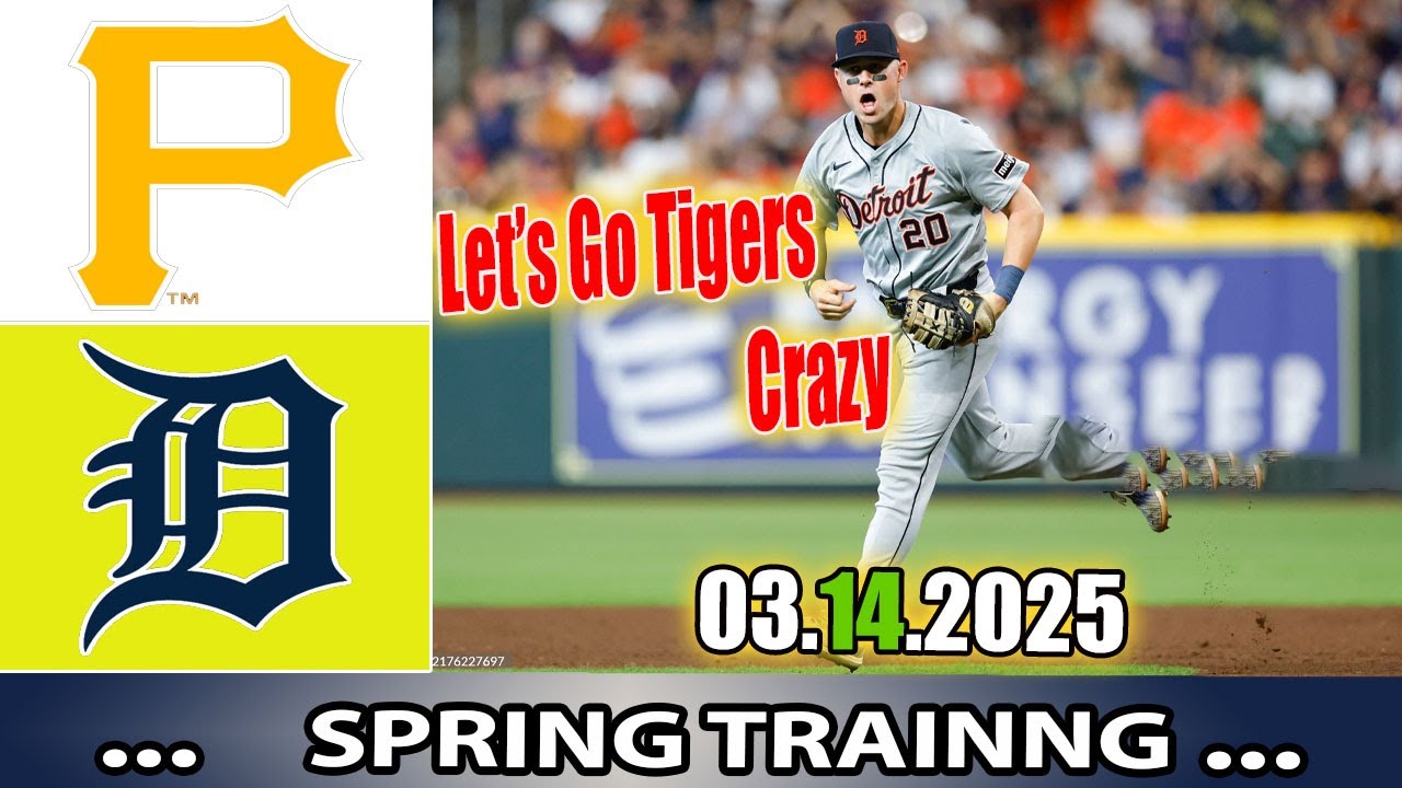 Pittsburgh Pirates vs Detroit Tigers Full Game Highlights  | MLB Training Spring 2025