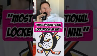 The Ducks have one of the most dysfunctional locker rooms in the NHL. Presented by #pinkwhitney