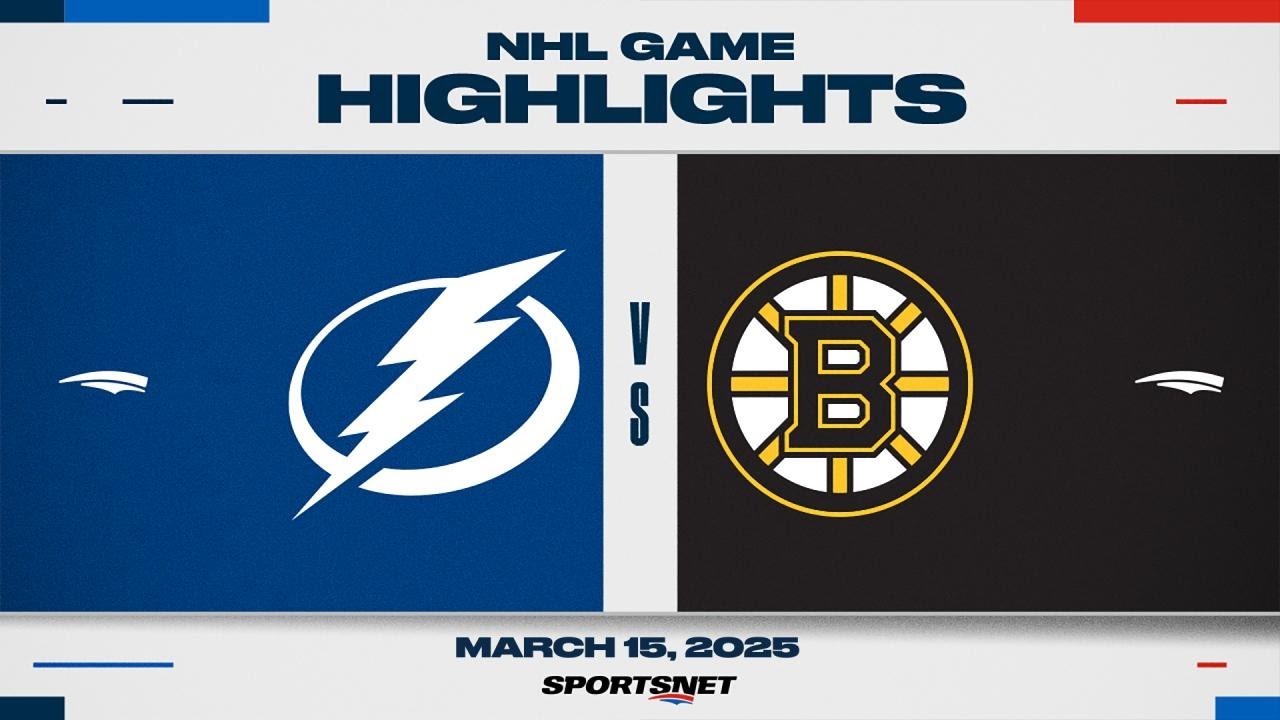 NHL Highlights | Lightning vs. Bruins - March 15, 2025