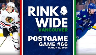 RINK WIDE POST-GAME: Vancouver Canucks at Calgary Flames | Game 65 - Mar. 12, 2025