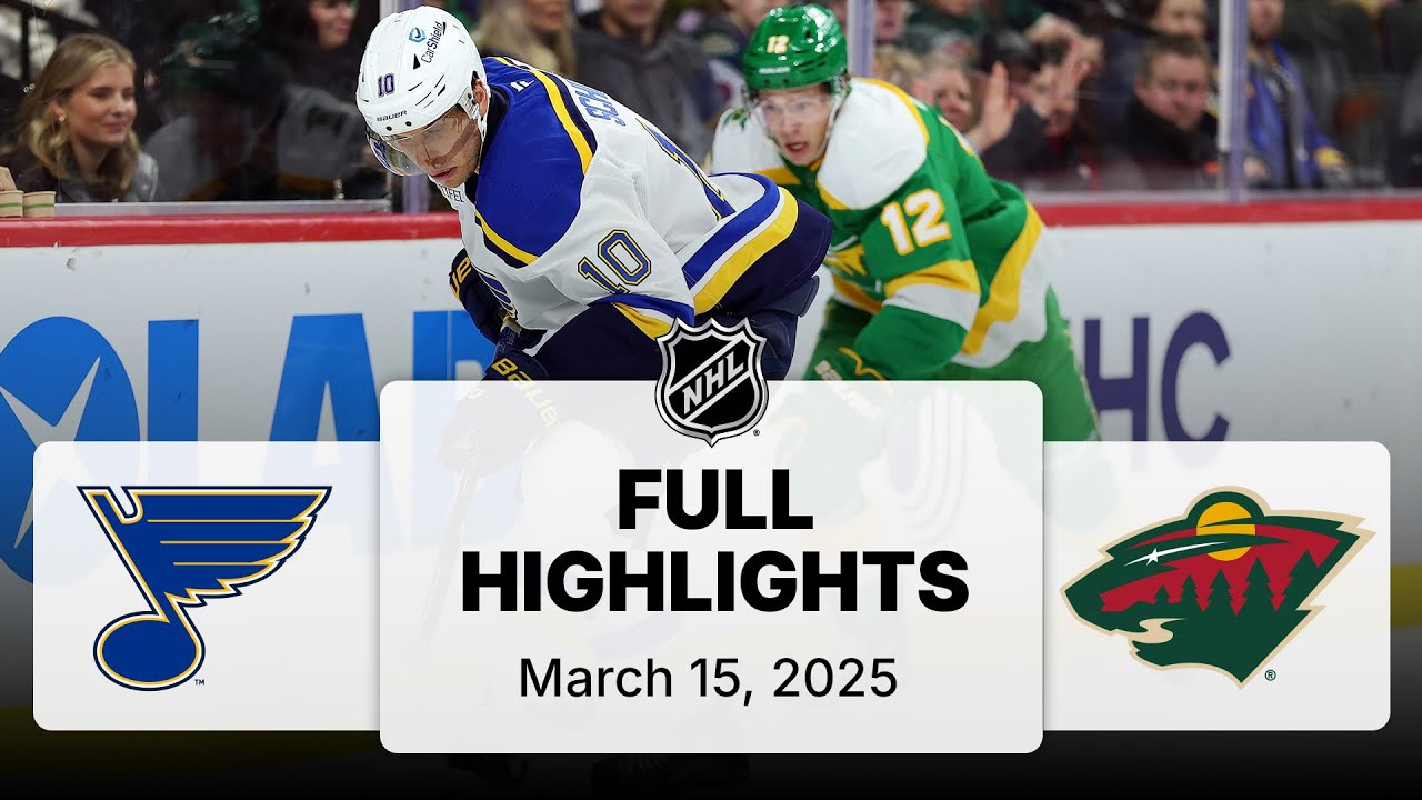 NHL Highlights | Blues vs. Wild - March 15, 2025
