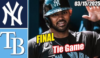 Yankees vs Rays [Innings 8th&9th] Game Highlights (03/15/2025) | MLB Highlights 2025