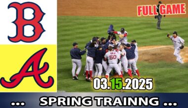 Boston Red Sox vs Atlanta Braves Full Game Highlights  | MLB Training Spring 2025