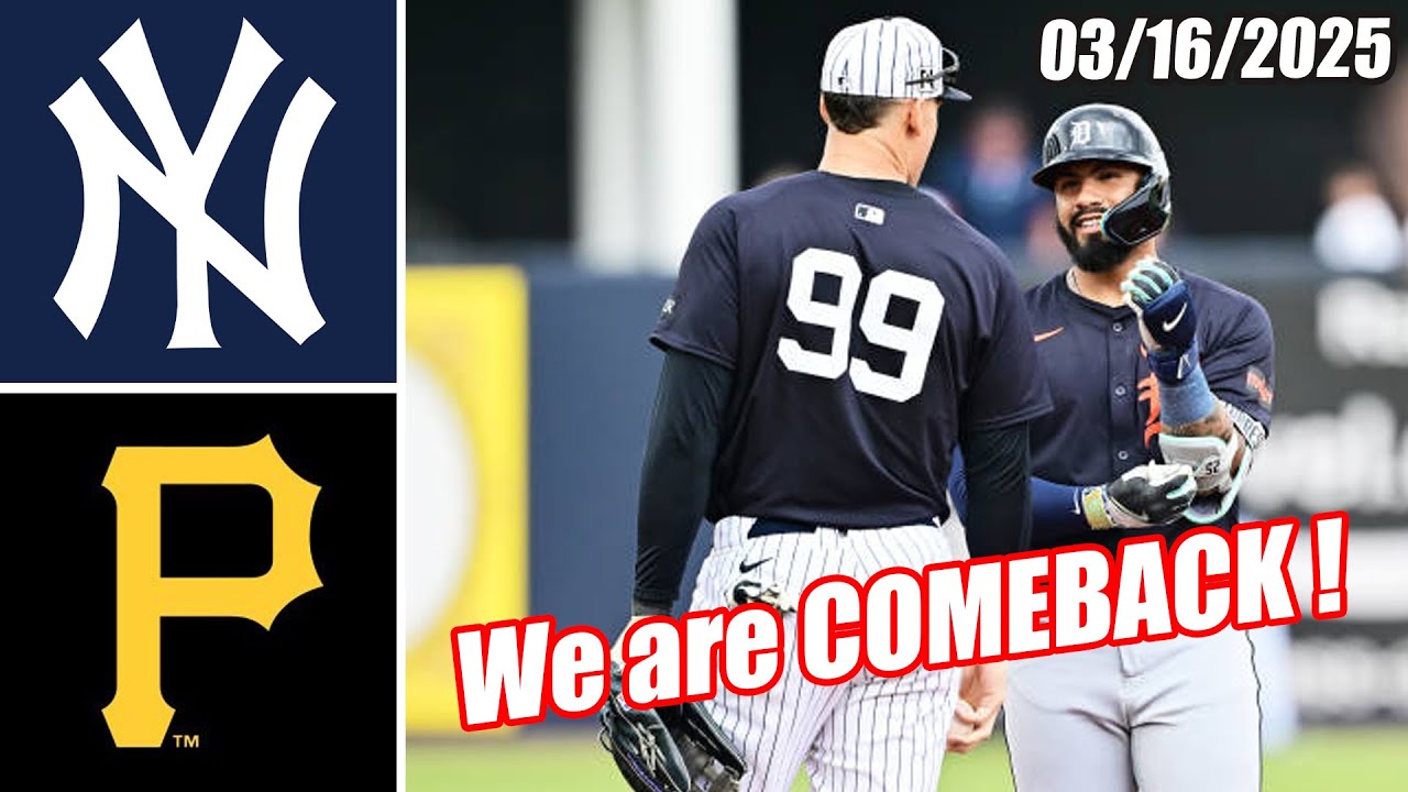 New York Yankees vs Pittsburgh Pirates [FULL GAME] (03/16/2025) | MLB Highlights 2025