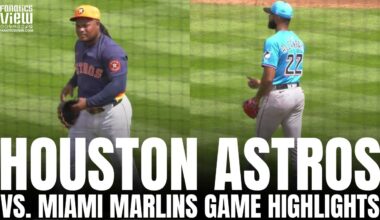 Houston Astros vs. Miami Marlins 2025 ST Game Highlights | Framber Valdez vs. Sandy Alcantara
