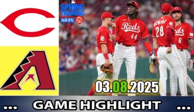 Cincinnati Reds Vs. Diamondbacks Game Highlights | MLB Training Spring 2025