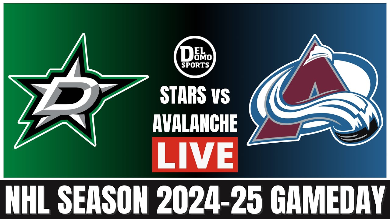 Dallas Stars vs Colorado Avalanche🏒 NHL Live Scoreboard & Play-by-Play - Mar 16, 2025