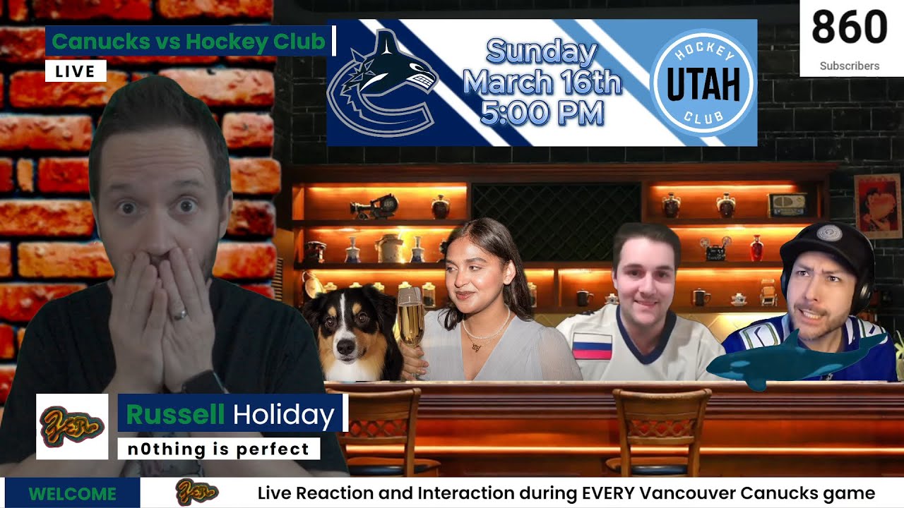 Don't let them sweep you boys | Canucks vs Hockey Club | Live Reaction and Interaction
