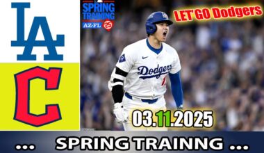 Los Angeles Dodgers vs Cleveland Guardians Full Game Highlights  | MLB Training Spring 2025