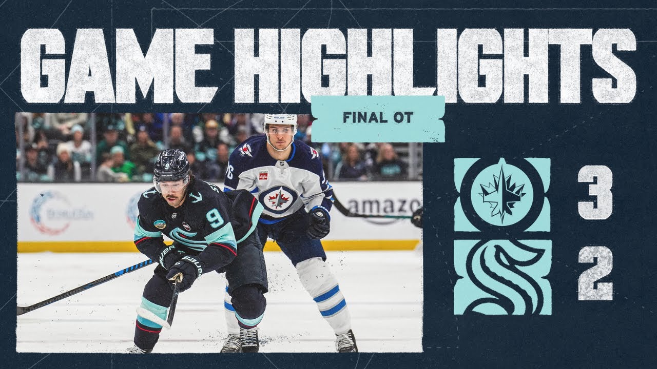 Seattle Kraken vs Winnipeg Jets | 3/16 Game Highlights