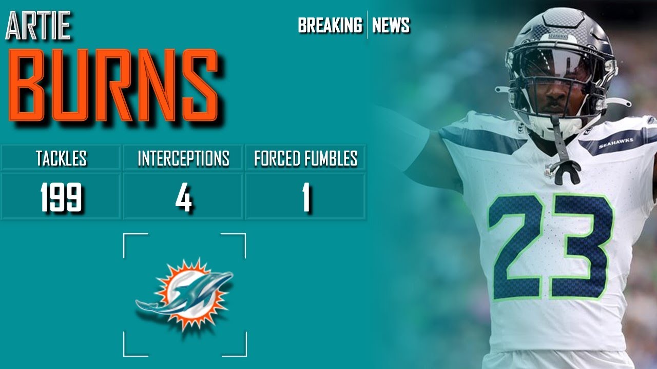 𝐁𝐑𝐄𝐀𝐊𝐈𝐍𝐆 𝐍𝐄𝐖𝐒: Miami Dolphins Agree To One-Year Deal With CB Artie Burns | 2025 NFL Offseason