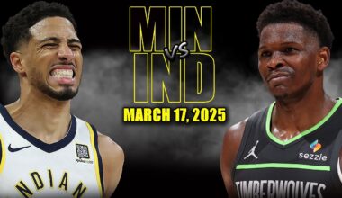 Minnesota Timberwolves vs Indiana Pacers Full Game Highlights - March 17, 2025 | NBA Regular Season