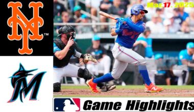 Miami Marlins Vs. New York Mets Game Highlights | MLB Training Spring 2025