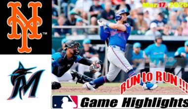 Miami Marlins Vs. New York Mets Game Highlights | MLB Training Spring 2025