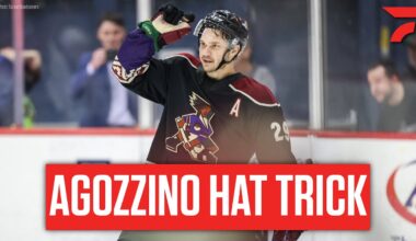 Tucson Roadrunners' Andrew Agozzino Scores Hat Trick Against Team He Once Captained