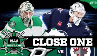 Connor Hellebuyck, Winnipeg Jets Stymie Dallas Stars 4-1 | DLLS STARS POSTGAME