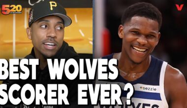 Jeff Teague DEBATES if Anthony Edwards is BEST Timberwolves scorer ever