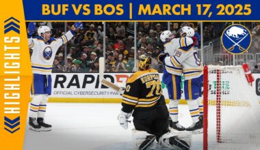Alex Tuch Scores Overtime Winner In Buffalo Sabres Victory Over Boston Bruins | Full Game Highlights
