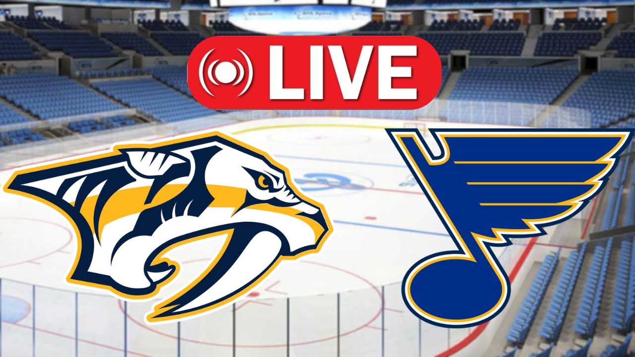 🔴 Nashville Predators vs St. Louis Blues - Watch Live NHL 2025 Score & Sim.