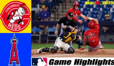 Cincinnati Reds Vs. Los Angeles Angels Game Highlights | MLB Training Spring 2025