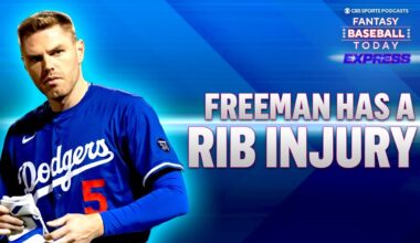 Freddie Freeman INJURED & Boston Red Sox Udpates! | Fantasy Baseball Advice
