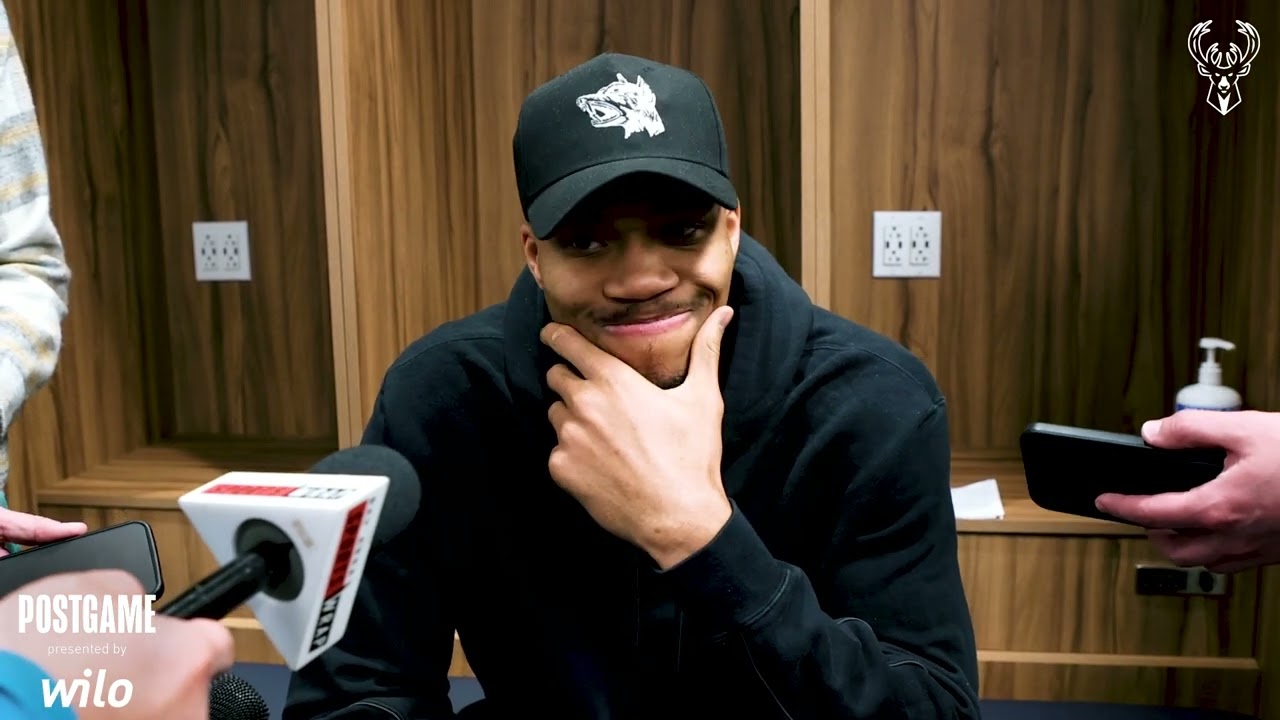 Giannis Antetokounmpo Postgame Media Availability | 03.18.25