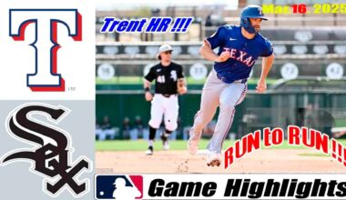 Chicago White Sox Vs. Texas Rangers Game Highlights | MLB Training Spring 2025