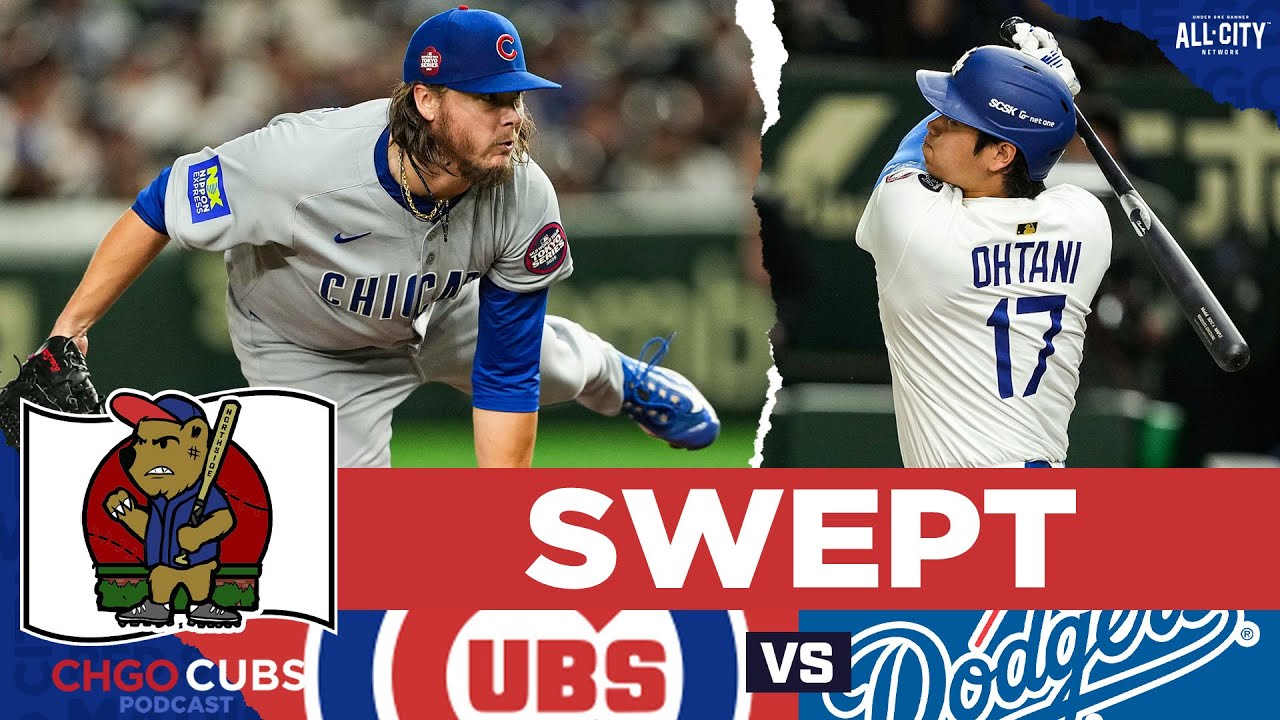 Chicago Cubs get SWEPT in Tokyo Series against Los Angeles Dodgers | CHGO Cubs POSTGAME Podcast