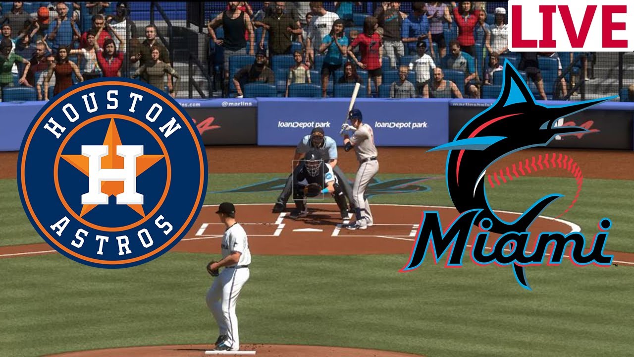 🔴LIVE 🔴Houston Astros VS Miami Marlins / March 20th / MLB Envivo/ Mlb the show